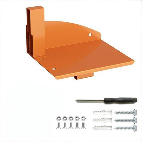 Support mural robuste pour tronçonneuse, rangement de garage, accessoires d'entretien pour abri de jardin (1/5)