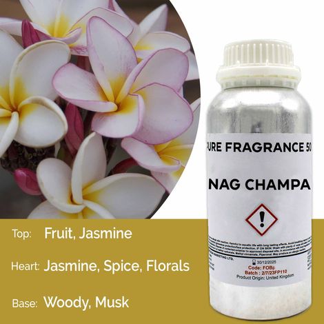 Huile parfumée pure Nag Champa - 500 ml- Vendu par 1