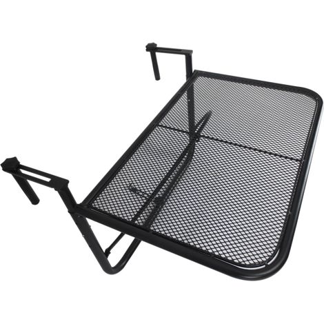 Balkontisch easycomfort höhenverstellbar 60x56,5 cm Metall