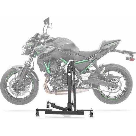 Zentralheber-Motorrad - ConStands Power-Evo - Kompatibel mit Kawasaki Z 650 - Tragfähigkeit 300 kg - Leicht 17 kg