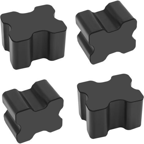 espaciadores de resorte helicoidal, elevador de resorte helicoidal delantero, bloques de elevación de resorte de automóvil de goma giratorios para elevación de resorte helicoidal de 25 mm a 38 mm (1/5)