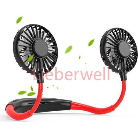 Ventilateur Cou Rafraichissant Chaud Ete Nuque Reglable USB Rechargeable (1/4)