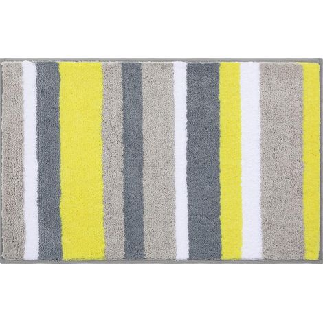 Tapis de Bain Absorbant Antidérapant Tapis de Douche Microfibre pour Salle de Bain (1/5)