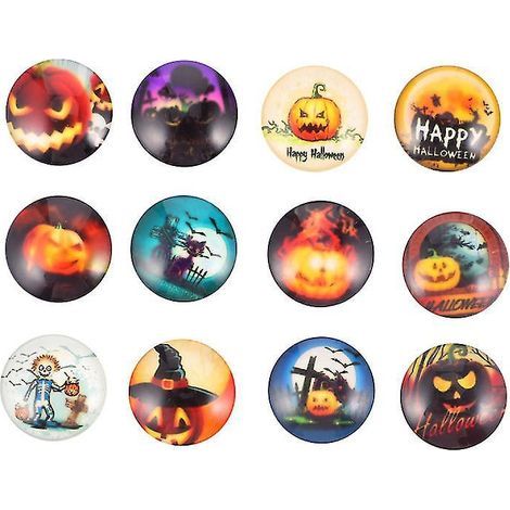 Lot de 12 aimants pour réfrigérateur, décorations d'Halloween (1/3)