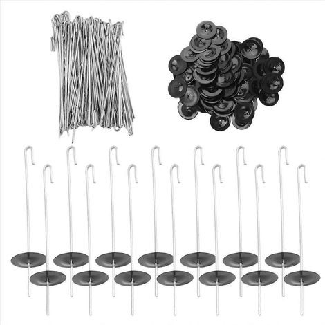 Fixations de panneau solaire, 100 clips de fixation pour câbles, attaches de sécurité pour installation photovoltaïque, barres de montage résistantes, kit de serrage universel pour fixer les panneaux (1/5)