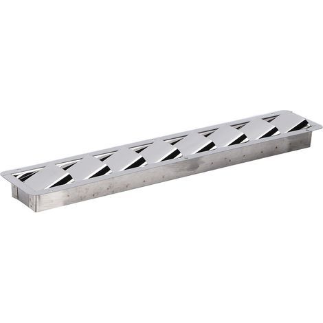 Griglia di ventilazione oblunga a 8 fessure in acciaio inox per boccaporti di imbarcazioni (1/5)