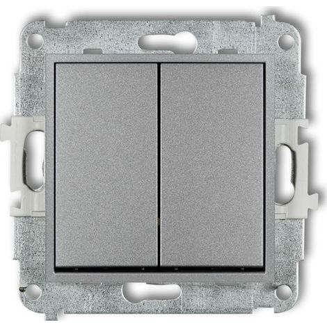 Mini-Kerzenständerverbinder, silbermetallic, 7MWP-2 (1/2)