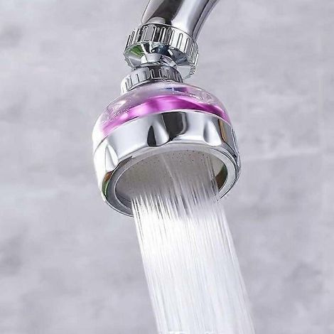 Rallonge de robinet de cuisine avec inverseur, inverseur de robinet, rallonge d'évier de cuisine, bec pivotant à 360°, crépine d'évier, pommeau de douche à économie d'eau pour évier de cuisine ( (1/5)