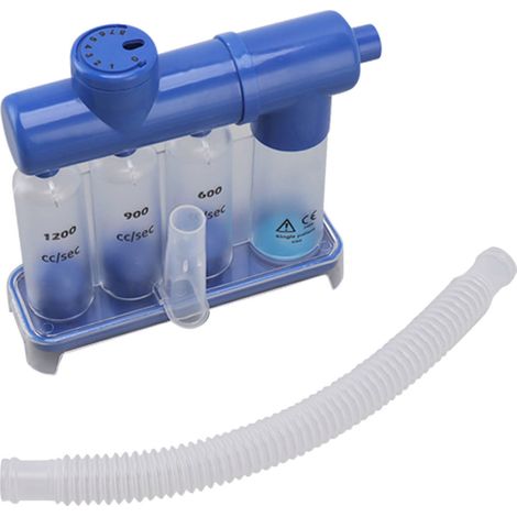 Entraîneur Respiratoire à 3 Balles pour Exercices Pulmonaires - Système de Mesure de la Respiration pour Adultes et Séniors (1/5)