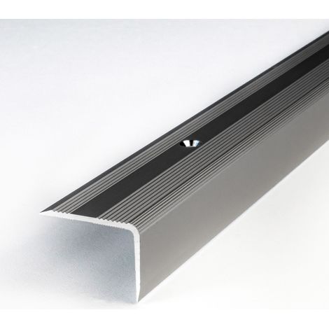 PROVISTON Treppenkantenprofil 30 x 22 x 1000 mm Aluminium Winkelprofil Silber (1/5)