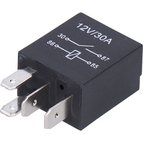 12V 30A Lila wasserdichtes Relais, 10er-Pack, für Fahrzeugbeleuchtung, rostfrei, Klimaanlage, 4 Pins (1/5)
