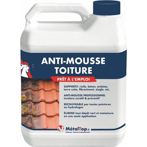Antimousse Toiture - 20 L - Incolore - Metaltop