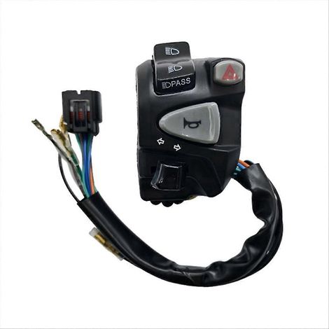 Conmutador convertidor para moto, compatible con el conjunto de conmutadores de guidon VARIO 160. (1/5)