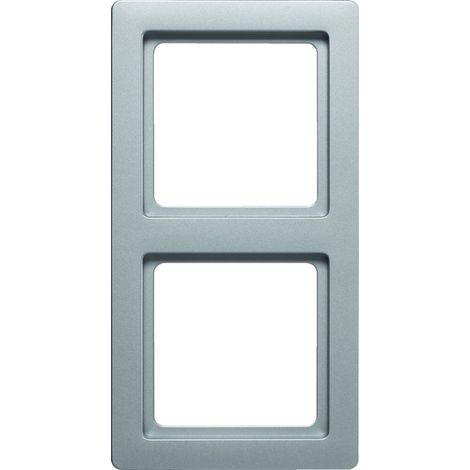 Cornice doppia Berker q1 IP20 senza viti 10x15 cm