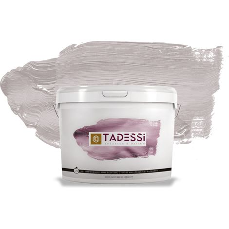 TADESSI Color Vista Wandfarbe Pastellgrau - Taubengrau - Matte Dispersionsfarbe - Innenfarbe für Wand und Decke (1/5)