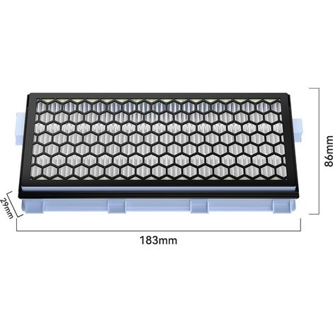 Geeignet für Zubehörfilterpatronen für Miele SF-HA 50 S4 S5 S6 S8 Staubsauger (1/4)