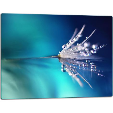 Schneidebrett aus Glas, 52x40 cm, Blumenmuster (1/5)