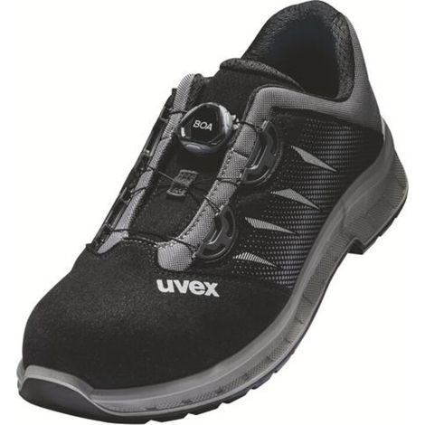 uvex Halbschuhe 2 trend S3 schwarz grau Weite 11 Größe 41