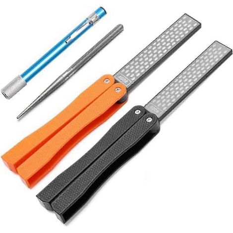 Compatible avec 2 affûteurs diamant double face et 1 tige/pierre à affûter diamant rétractable. (1/5)