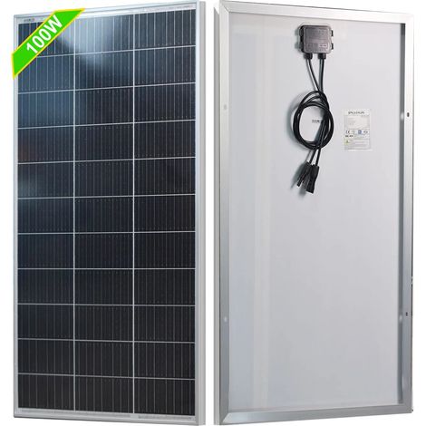 Panneaux solaires, construction durable, haute efficacité, 1pcs 100w panneau, 18V-a, 100 W-a (1/2)