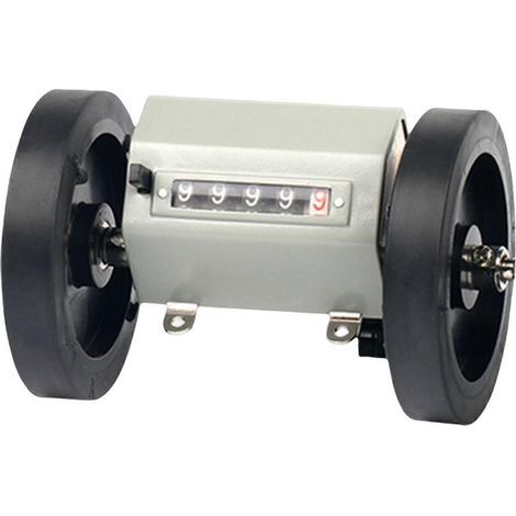 Compteur de mètres mécanique à roue pour câble, film plastique, cuir, mètre de longueur (1/5)