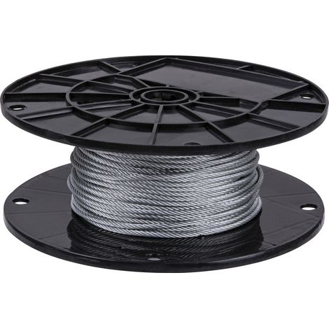 CÂBLE EN ACIER GALVANISÉ 6MMX25M DULIMEX 8008.620.6B25