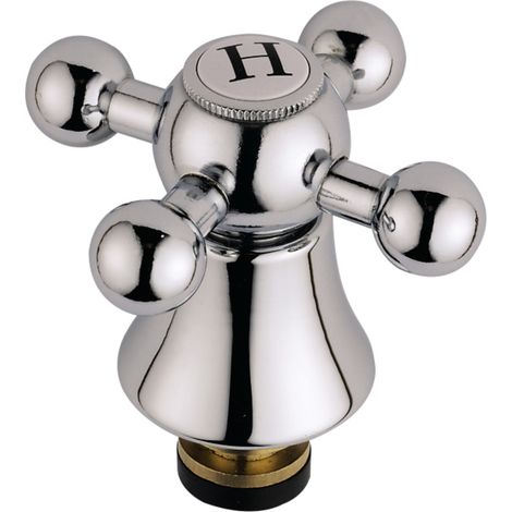 Bristan Chrome 3/4 Inch Bath Tap Reviver with Traditional Handles - R-3/4-TC