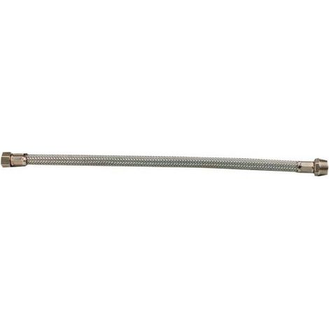 PL FLESSIBILE INOX M 1/2 F 3/8  30 CM  2 PZ