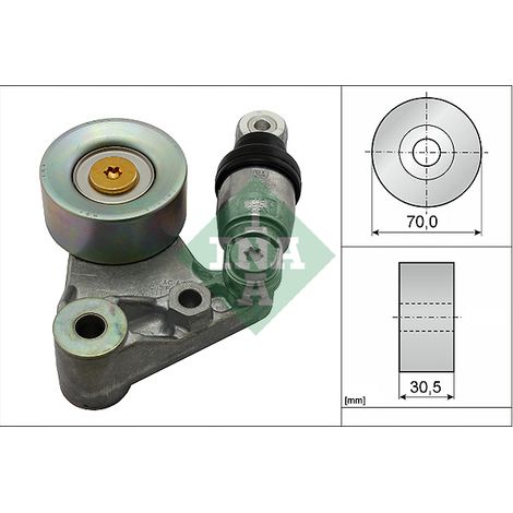 Tensor de correa micro V nissan patrulla GR V 97 3.0 Di 4WD 14 (1/3)