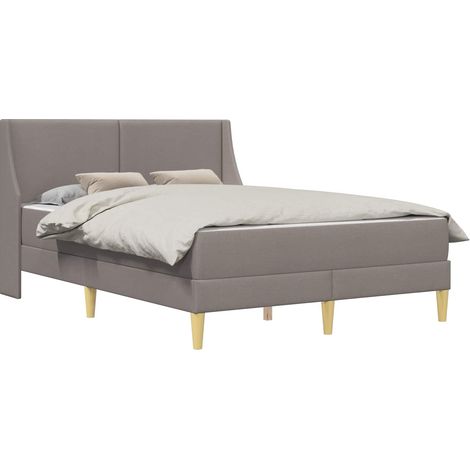 Bed Frame with Mattress 2 pcs Removable Cover vidaXL (1/5)