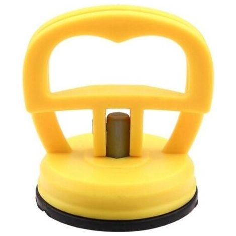 Jaune 58mm voiture indentation réparation extracteur force traction ventouse carrosserie panneau de réparation téléphone portable outil de montage d'écran (1/4)