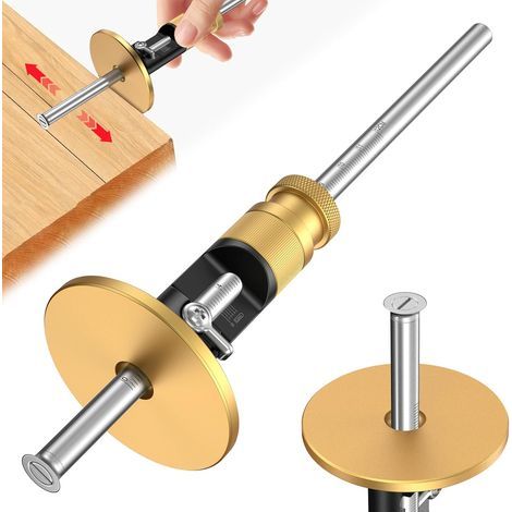 Roue de marquage Gauge couteau Travail du bois,Scribe outil Travail du bois,réglable 0-12cm,options en laiton en aluminium,pour lignes parallèles,joints de queue de colombe menuiserie professionnelle (1/5)