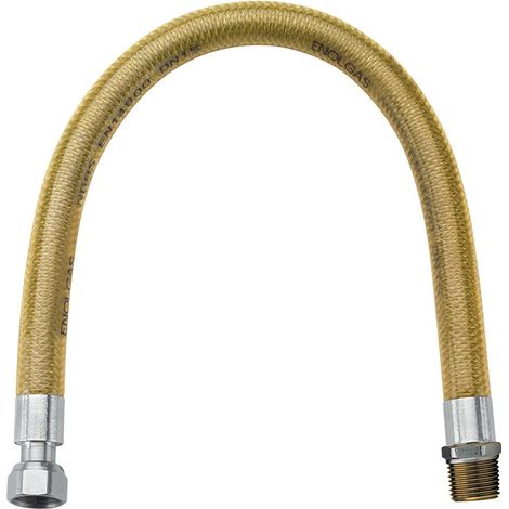 Tubo flessibile per gas mf da 1/2"  Lunghezza: 1000 mm (1/3)
