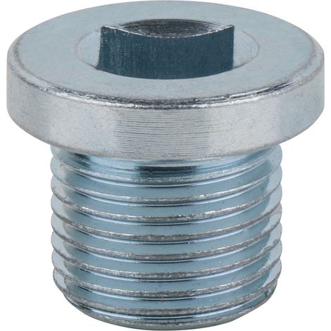 KS-Tools 430.1159 Ölablassschraube, Innen4kant 8mm , M18x1,5x16mm, 10er-Pack