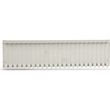 F-TRONIC Abdeckstreifen, 12 Einheiten, lichtgrau (1/2)
