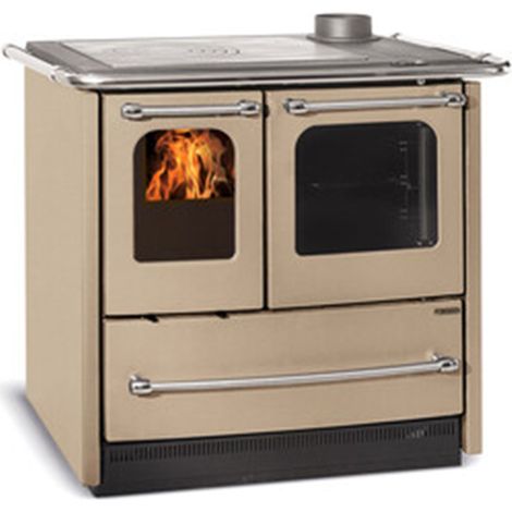 CUCINA LEGNA 7,5 KW SOVRANA EASY EVO 2.0 CARAMELLO