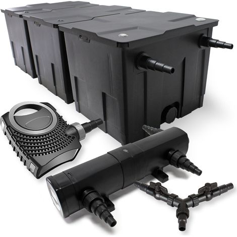 SunSun set per laghetti filtro 90000l chiarificatore 24W pompa NEO8000 70W