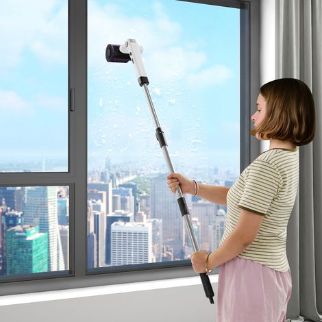 Elektrische Reinigungsbürste, Elektrische Reinigungsbürste mit 4 vielseitigen Bürstenköpfen, Elektrische Reinigungsbürste mit Walze