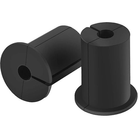 Kit de 2 passe-câbles pour câble Ethernet mural, noir. (1/5)
