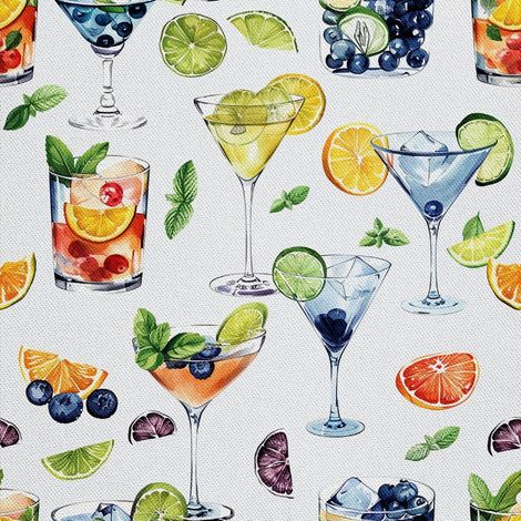 Outdoor-Dekorstoff Oxford – Cocktail-Motiv DX8830 (1/5)