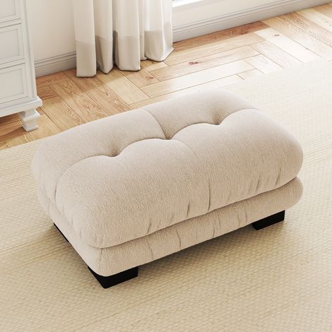 Pouf Paris - Marron clair (1/4)