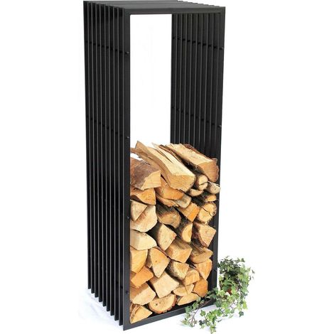 Kaminholzregal D-Stil 150 cm Kaminholzständer Holzkorb Kaminholzhalter Holzregal