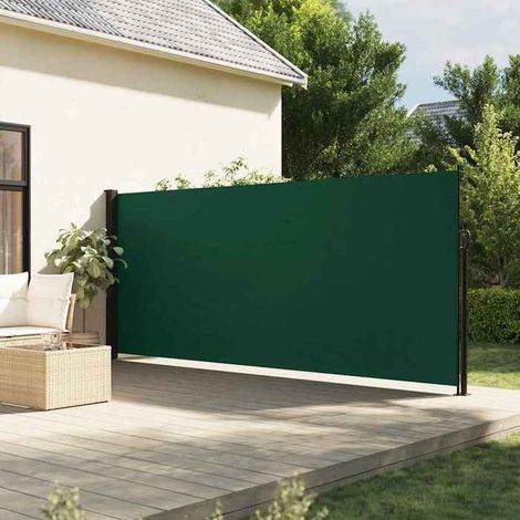 4004530 Auvent latéral rétractable vert foncé 160x600 cm (1/5)