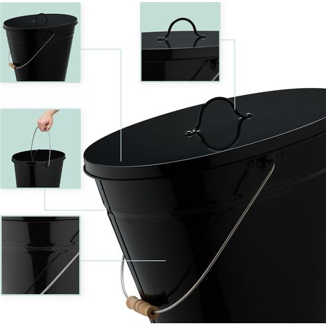 Aschenbecher mit deckel 12 liter 88305
