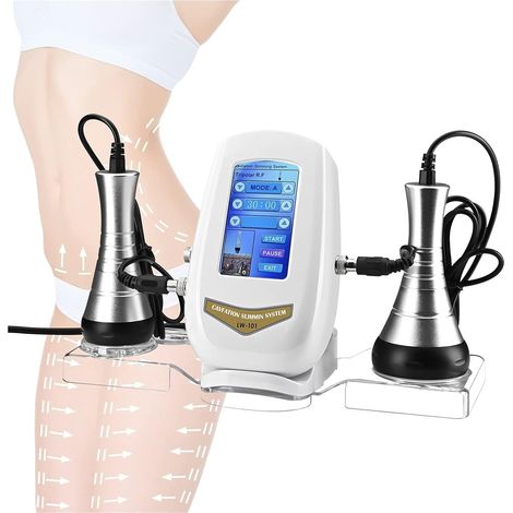 Kit de Sauna 40k Graisse Massage Machine radiofréquence Poids perdant 3 en 1 Sondes de Massage Body Shape Enlèvement de la Graisse à la Maison Chauffe-Sauna pour Bain de Vapeur (1/4)