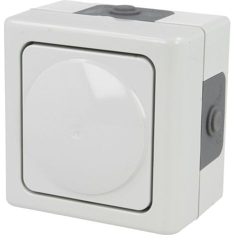 Kopp 371304002 Interruttore per ambienti umidi Placca di copertura Coperchio cieco BlueElectric Grigio