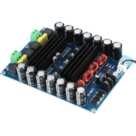 Carte d'amplificateur audio numérique 2 canaux 12 V/24 V CC TPA3116D2 2 x 150 W avec fonction Boost (1/5)