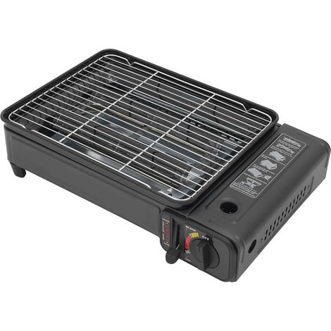 Plaque de cuisson à gaz portable, Barbecue à gaz, réchaud à gaz de camping, réchaud à gaz avec sac de transport pour camping, barbecues coréens et pique-niques (1/5)