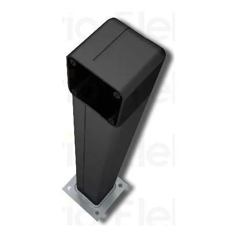 Colonnette en aluminium H 0,5m anodisé noir CAME 001DOC-LN (1/2)