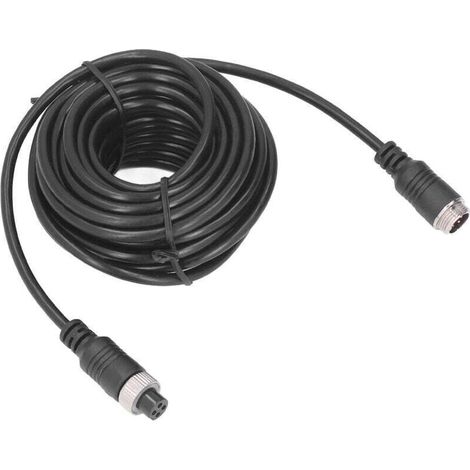 33ft/10m 4 broches cble d'extension vidéo de voiture fil de caméra de recul pour camion remorque Bus camping-car (1/4)
